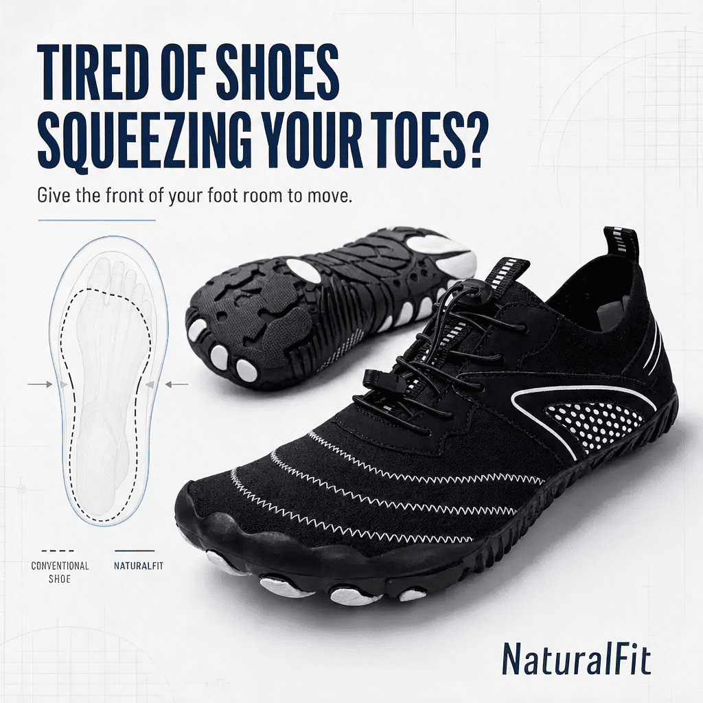 NaturalFit Move — Barefoot Walking Shoes