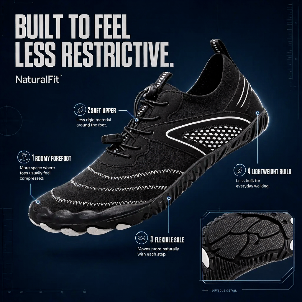 NaturalFit Move — Barefoot Walking Shoes