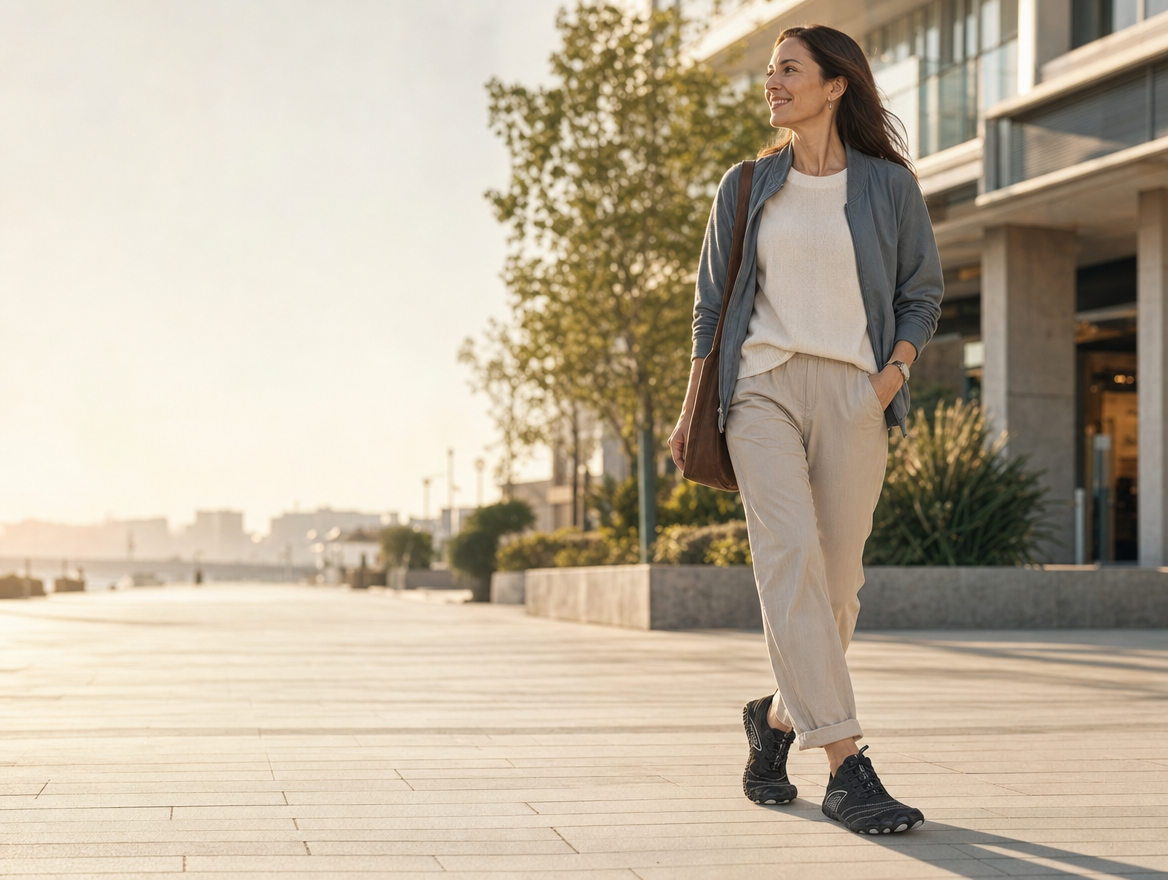 KEEP MOVING. FORGET YOUR SHOES.